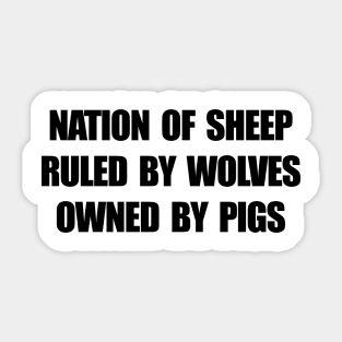 Nation Of Sheep Sticker